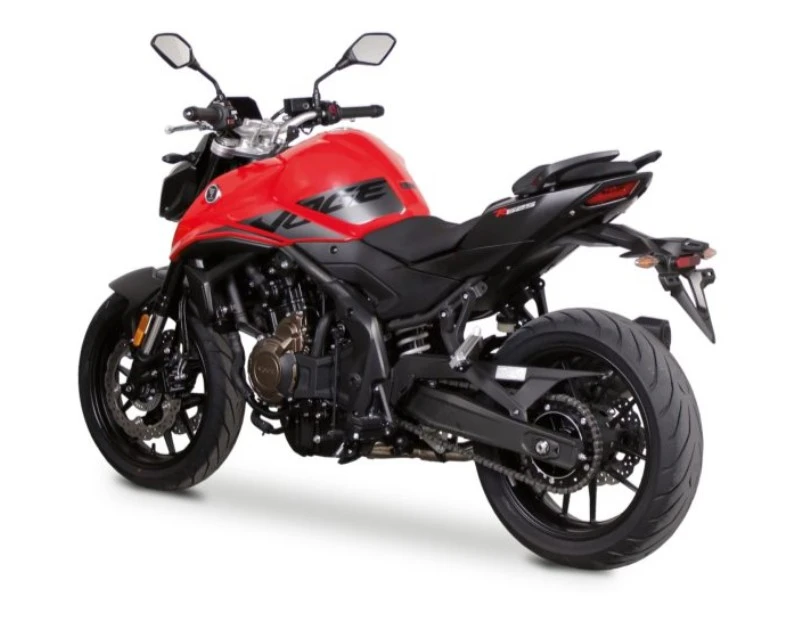 Voge Naked R 625 2026 rouge profil arrière gauche - Galaxie 2 Roo Cholet